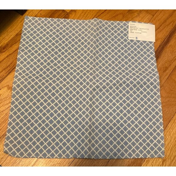 Pembroke Matelassé Heather Grey 100% Cotton Fabric Piece  Lee Jofa 12 1/2" x 13" - Picture 3 of 5